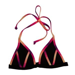 EUC PINK Victoria’s Secret Push-up Triangle Bikini Top • Size XS
